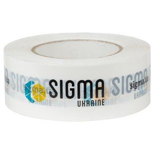 Скотч упаковочный 200м SIGMA UKRAINE (8401641) 8401641 фото