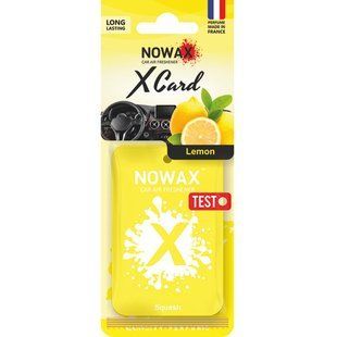 Ароматизатор Nowax X Card Lemon сухой NX07572 фото