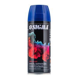 Эмаль аэрозольная акриловая 400мл RAL 5022 темно-синий глянец SIGMA (2737151) 2737151 фото