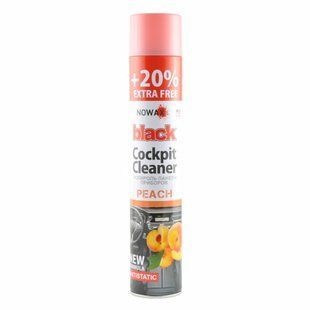 Поліроль для панелі приладів Nowax Cockpit Cleaner Spray Персик, 750мл NX00706 фото