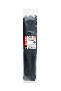 Хомути CarLife пластикові чорні 4,8x380мм, 100шт BL4.8x380 фото