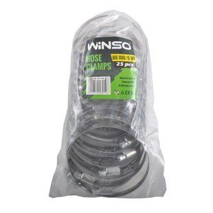 Хомуты Winso 80-100/W1, 9мм, 25шт 160100 фото