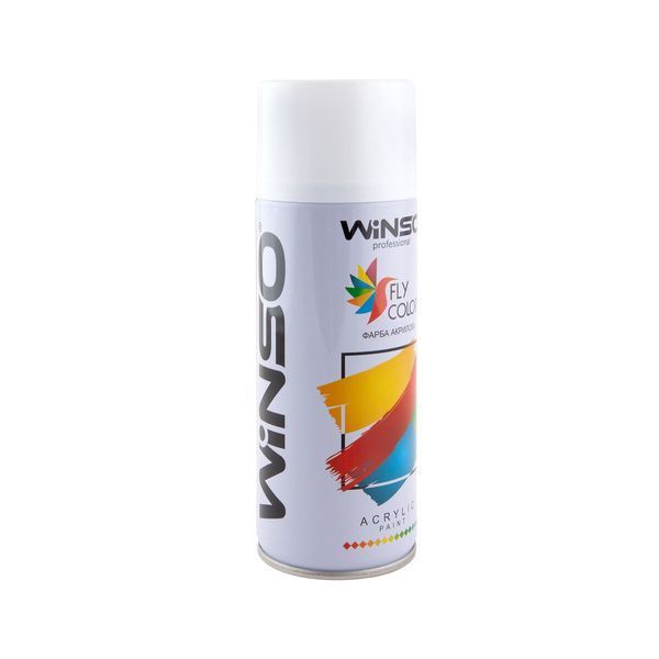 Краска акриловая Winso Spray Белый глянцевый 450мл 880130/544130 фото