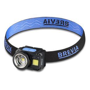 Фонарь налобный Brevia 550Lm, 3W CREE XPG+COB, 1200mAh/3xAAA, Zoom, с сенсором белый/красный 14400ERBX1 фото