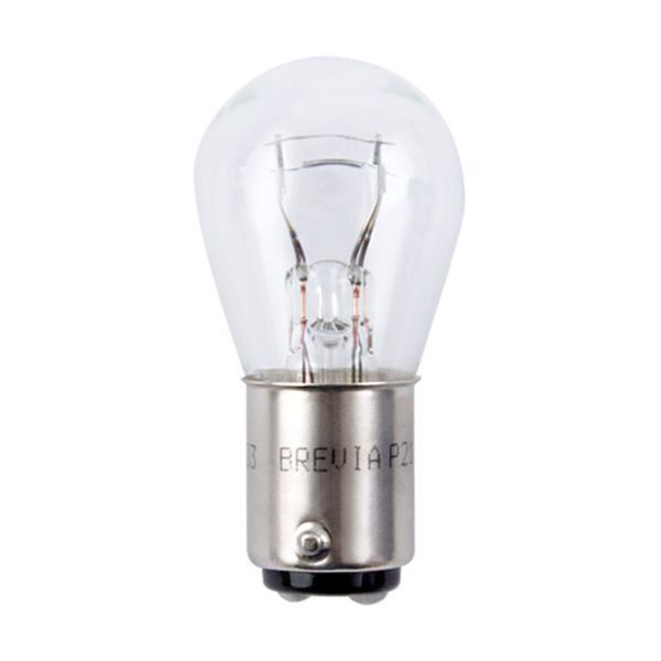 Лампа накаливания Brevia P21/4W 12V 21/4W BAZ15d CP, 10шт 12304C фото