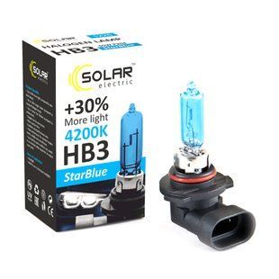 Галогенова лампа Solar HB3 12V 65W P20d StarBlue 4200K 1225 фото