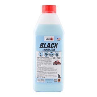Полироль-молочко для пластика Nowax Black концентрат, 1л NX01125 фото