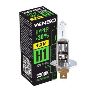 Галогеновая лампа Winso H1 12V 55W P14.5s HYPER +30% 712100 фото