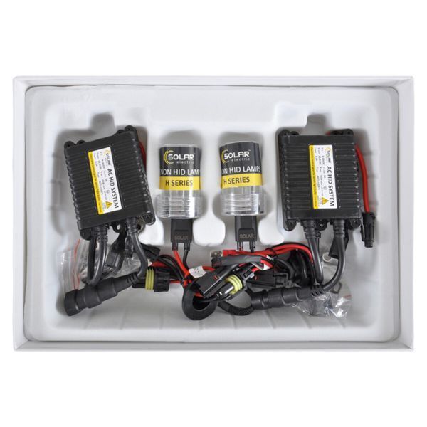 Комплект ксенона Solar H3 6000K 85V 35W PK22s KET+Ballast, 2шт 4360 фото