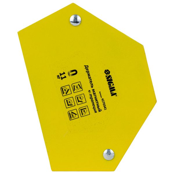 Магнит для сварки трапеция 11кг 78×32×47×28.5мм (30,45,60,90,75,135°) SIGMA (4270341) 4270341 фото