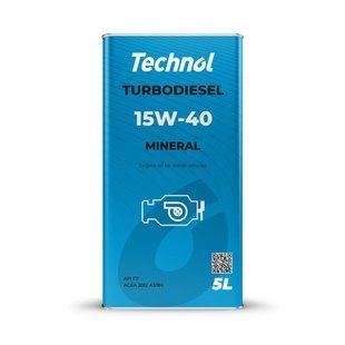 Моторное масло Technol Turbodiesel 15W-40 5л TL91028 фото
