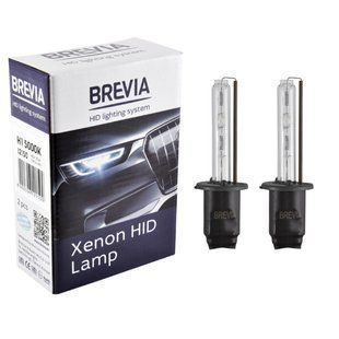 Ксеноновая лампа Brevia H1 5000K, 85V, 35W P14.5s KET, 2шт 12150 фото