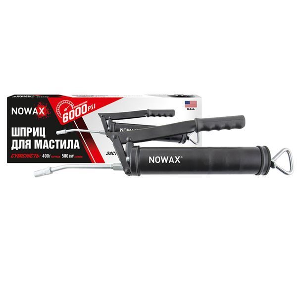 Шприц для масла Nowax плунжерно-рычажного типа 6000psi (413Bar) NX12120 фото