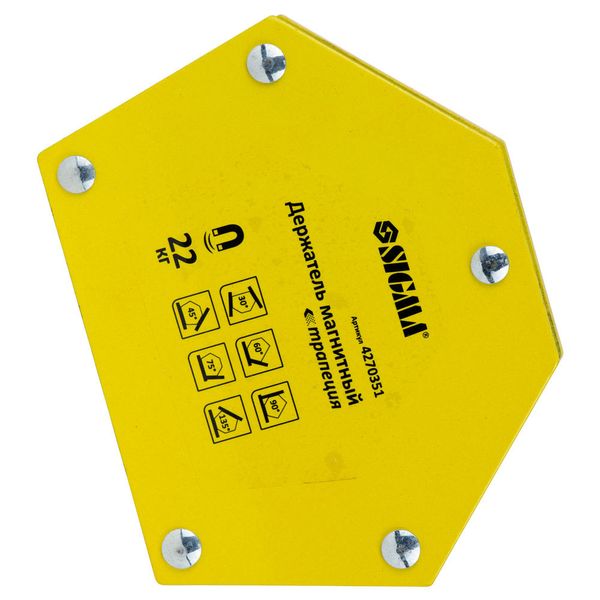 Магнит для сварки трапеция 22кг 90×54×54×43мм (30,45,60,75,90,135°) SIGMA (4270351) 4270351 фото