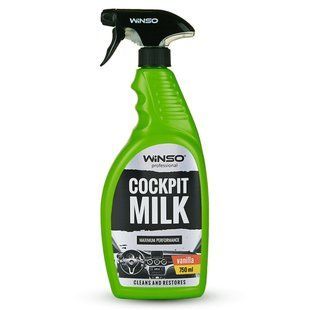 Поліроль-молочко для панелі приладів Winso Professional Cockpit milk Vanilla, 750мл 875119 фото