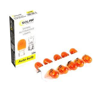 Лампа накаливания Solar WY21W AMBER 12V W3x16d, 10шт 1268 фото
