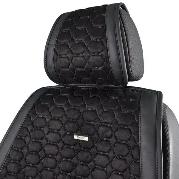 Комплект премиум накидок для сидений Beltex Monte Carlo, black BX81100 фото