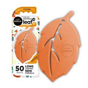 Ароматизатор Aroma Car Leaf 3D - Mango сухий 11859 фото