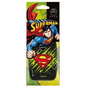 Ароматизатор Aroma Car Superman Lemon-Energy сухой 92771 фото