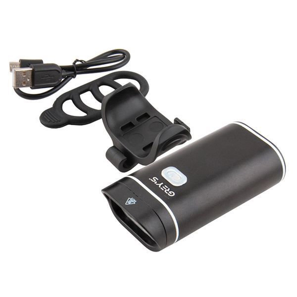 Фонарик на велосипед Grey's LED 2xCree XP-G 500lm 1800mAh microUSB GR10140 фото