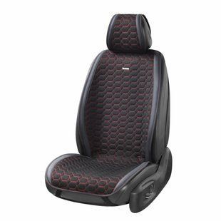 Комплект премиум накидок для сидений Beltex Monte Carlo, black-red BX81110 фото