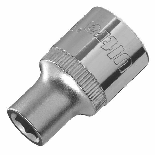 Насадка шестигранна коротка 1/2" 8мм CrV ULTRA (6070082) 6070082 фото