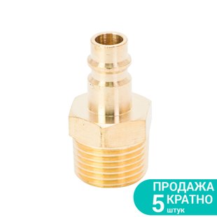 Штуцер с наружным резьбовым соединением MT 1/2" (латунь) SIGMA (7022531) 7022531 фото