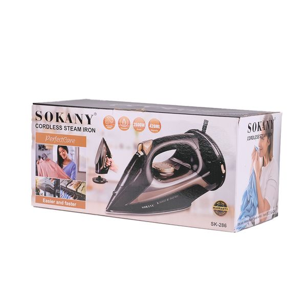 Утюг Sokany SK-286 Steam Iron 2600W паровой утюг SK286B фото