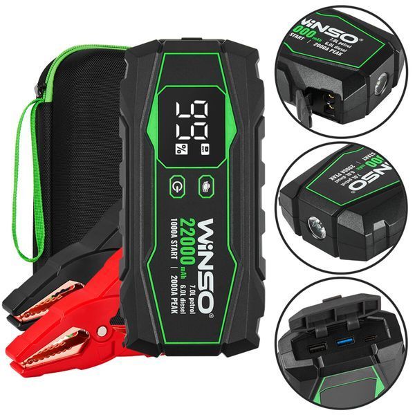 Пусковое устройство Winso Jump Starter 1000/2000A 22000mAh 141000 фото