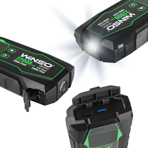 Пусковое устройство Winso Jump Starter 1000/2000A 22000mAh 141000 фото
