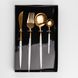 Набір столових приборів Cutlery set із нержавіючої сталі на 1 персону 4 штуки столовий набір HP96915 фото 2