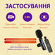 Петличка для телефону бездротова набір 2 шт блютуз мікрофон петличний з шумоприглушенням HP176091 фото 4