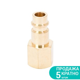 Штуцер с внутренним резьбовым соединением FT 1/4" (латунь) SIGMA (7022541) 7022541 фото