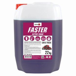 Активна піна Nowax Faster Active Foam концентрат для безконтактної мийки 22кг NX20122 фото