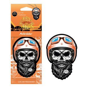 Ароматизатор Aroma Car Cellulose Dia De Los Muertos - Motorbike сухой 12074 фото