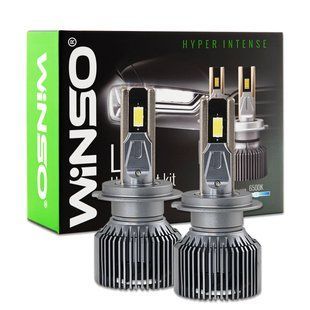 Автолампа Winso LED H7 12/24V 130Вт 11000Лм 6500K CSP3570 2шт 799700 фото