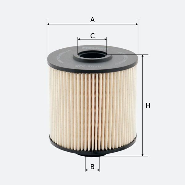 Фильтр топливный Molder Filter KFX 57/2D (95021E, KX67/2DEco, PU10461X) KFX57/2D фото