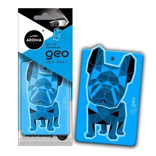 Ароматизатор Aroma Car Cellulose Geo Dog - Blue Sea Salt сухой 12083 фото