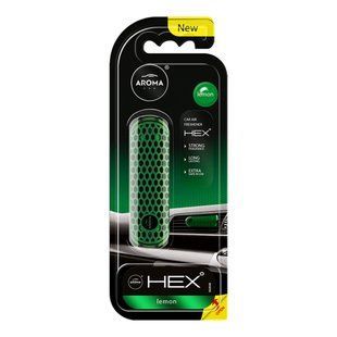Ароматизатор на дефлектор Aroma Car Hex 13g - Lemon рідкий 83579 фото