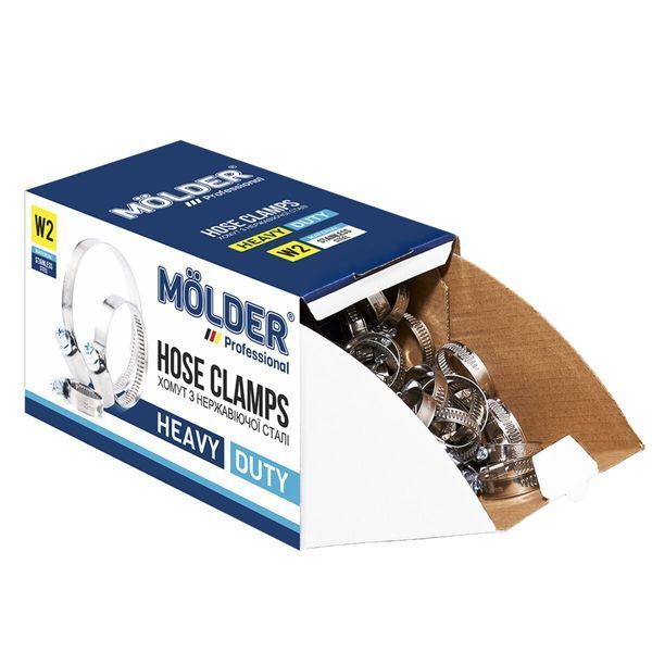 Хомуты Molder 20-32/W2, 9мм, 100шт MA40032 фото