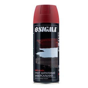 Грунт аэрозольный акриловый 400мл RAL 3009 (оксидно-красный) SIGMA (2737541) 2737541 фото
