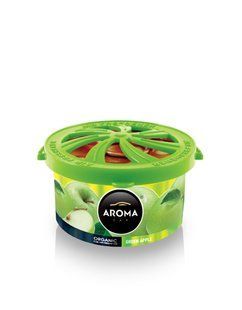 Ароматизатор Aroma Car Organic Green Tea Green Apple гелевый 40g 92101 фото