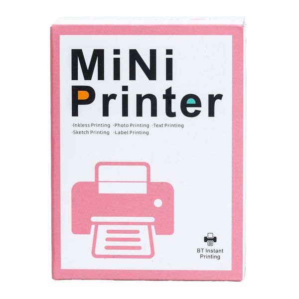 Дитячий міні-принтер портативний Happy Life Mini Printer HPX1BL фото