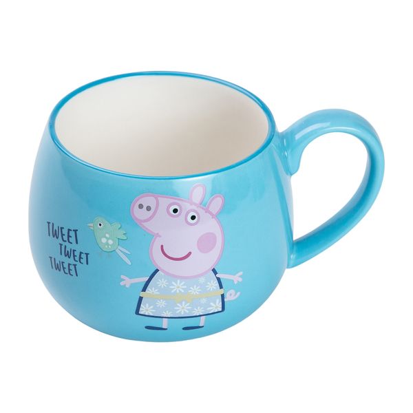 Кухоль Peppa Pig керамічна 400 мл Peppa Pig чашка для подарунка Peppa Pig синя HP-15-14 фото