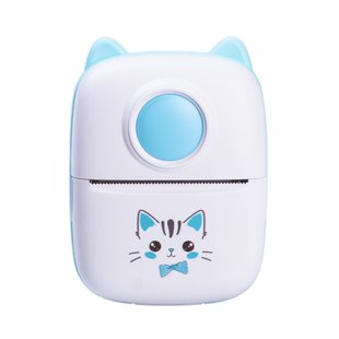 Дитячий міні-принтер портативний Happy Life Mini Printer HPX2BL фото