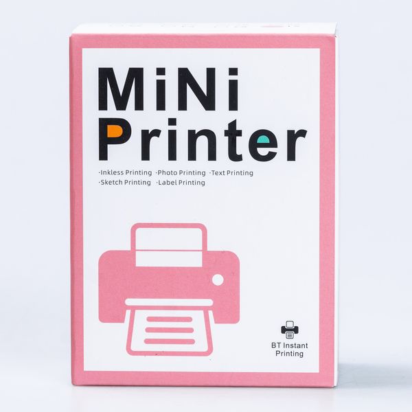 Дитячий міні-принтер портативний Happy Life Mini Printer HPX2BL фото