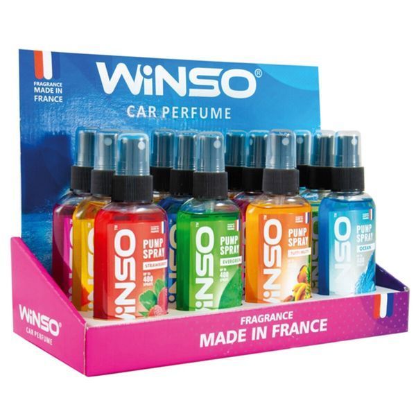 Ароматизатор Winso Pump Spray MIX №3, 75мл, 12шт набір 500003 фото