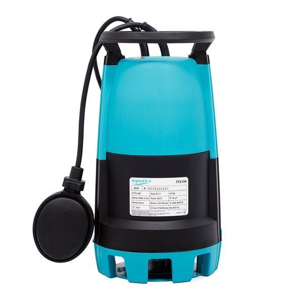 Насос дренажний садовий 3в1 0.75кВт Hmax 8.5м Qmax 290л/хв AQUATICA XKJa750E (773134) 773134 фото