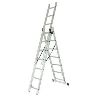 Лестница раскладывающаяся универсальная 7 ступеней 4.25м SIGMA (5032314) 5032314 фото