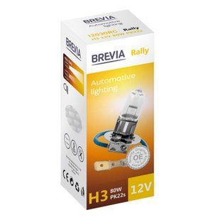 Галогенова лампа Brevia H3 12V 80W PK22s Rally CP 12030RC фото